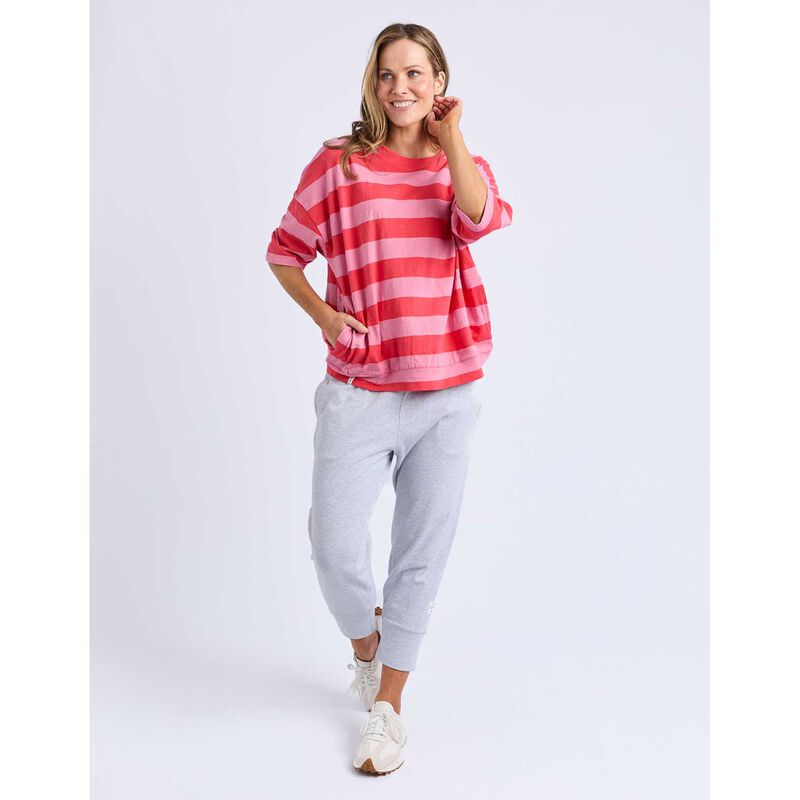 ELM Mazie Block Stripe Sweatshirt image number 3